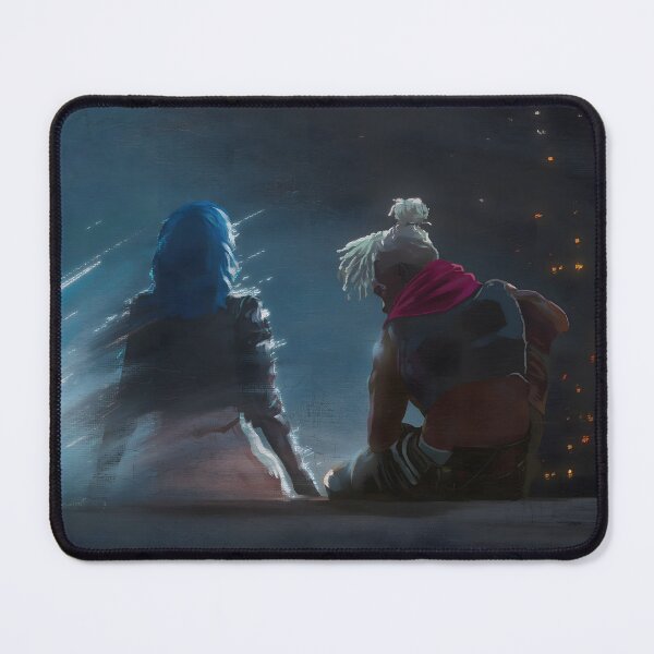Item preview, Arcane Jinx and Ekko in Love Poster, Maybe in Another Life, Digital Prints, Modern Art, Cosmic Art designed and sold by Kubilay-Digital.