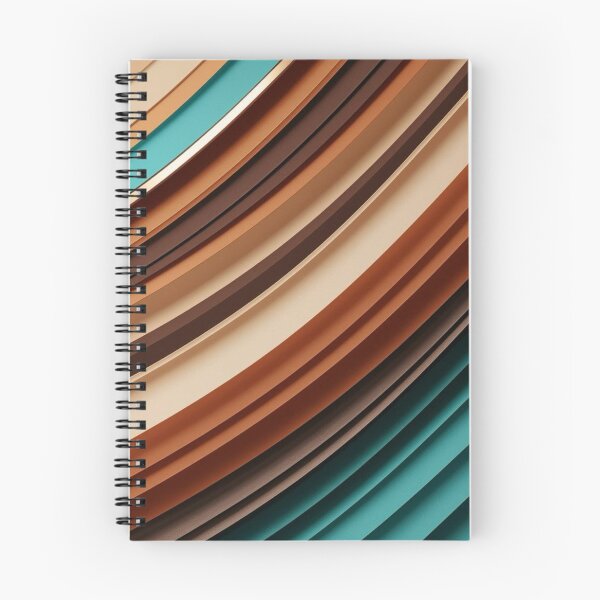 Item preview, Caramel Turquoise Layered Abstract Pattern designed and sold by Bellassi.