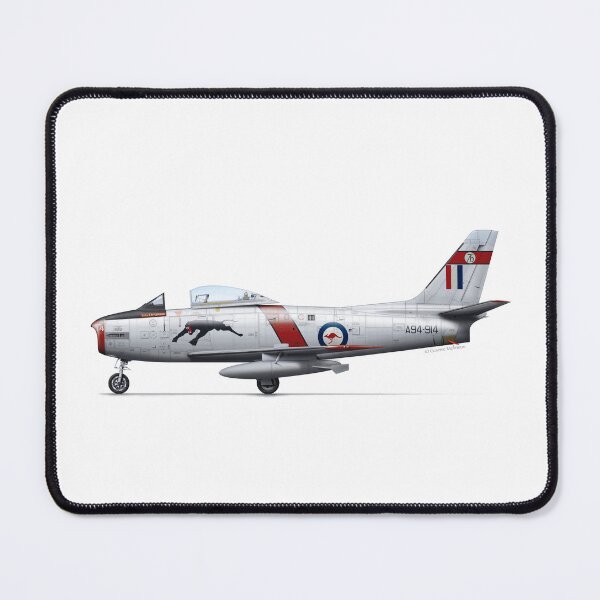 Item preview, CAC Sabre A94-914 designed and sold by Grubby Fingers Aircraft Illustration.