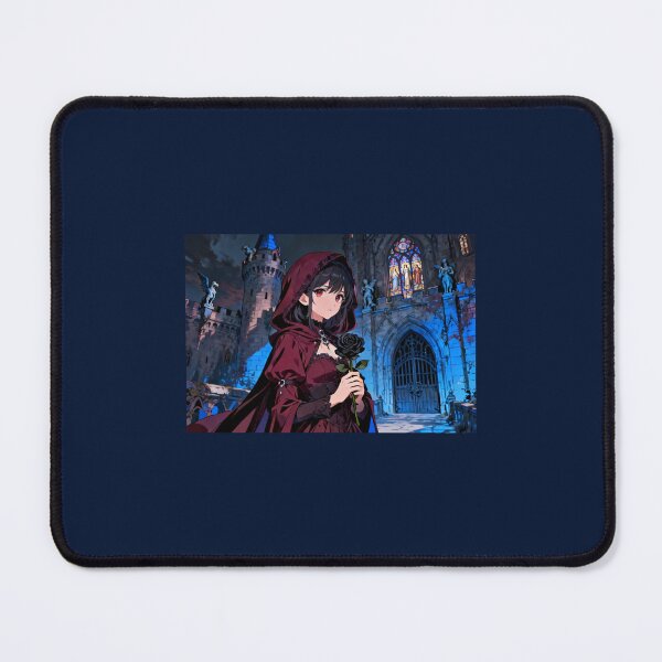 Item preview, Gothic Art Style Anime Girl with Rose designed and sold by AllxN.