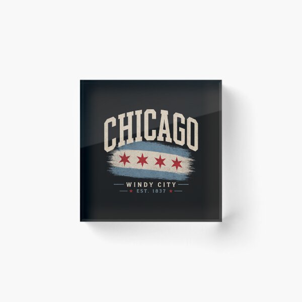 Item preview, Chicago Windy City Vintage Flag Shirt | Retro Chicago Skyline Travel Graphic Tee designed and sold by LoppiPrintShop.