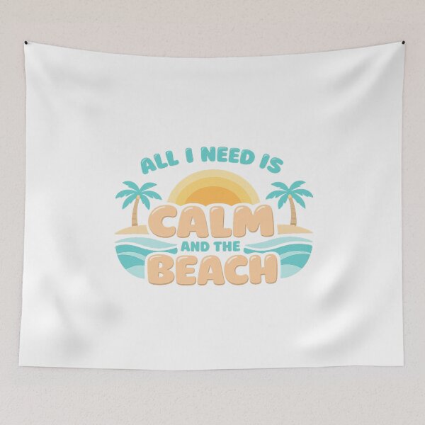 Aperçu de l'œuvre All I Need Is Calm And The Beach créée et vendue par LuveraxArt.