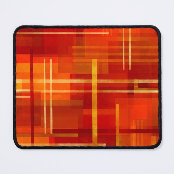 Item preview, Geometric Red and Gold Abstract  designed and sold by Andrew  Hitchen.