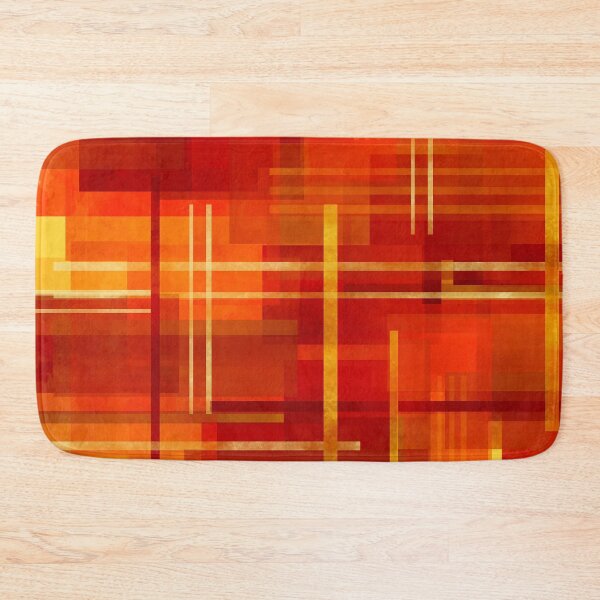 Item preview, Geometric Red and Gold Abstract  designed and sold by Andrew  Hitchen.