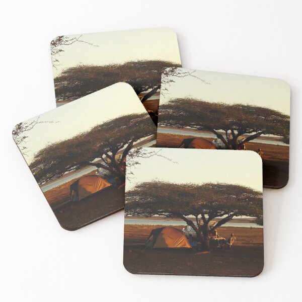 Item preview, Dreamtime: Camping Under the Acacia at Jozini Dam designed and sold by JaneFlowersAfrica.