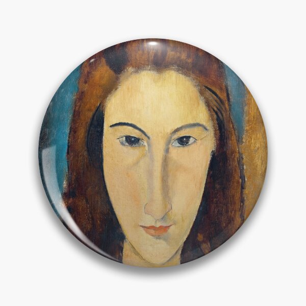 Item preview, Portrait of Jeanne Hébuterne by Amedeo Modigliani: Modernist Fine Art Print designed and sold by artofuniverse.