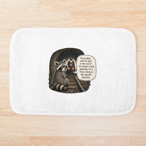 Item preview, raccoon with Train designed and sold by KoemeLAB.