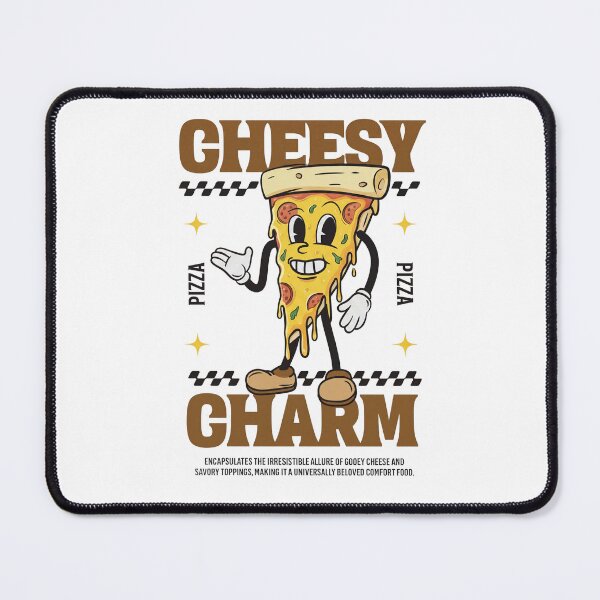 Item preview, Cheesy Charm Pizza designed and sold by shirt-planet.