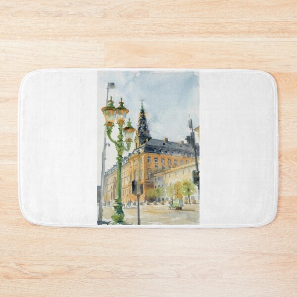Item preview, Copenhagen Christiansborg Watercolor designed and sold by caracatita75.