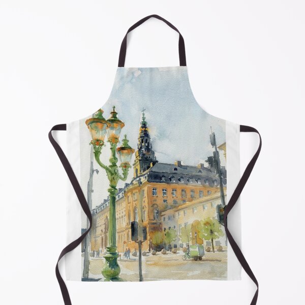 Item preview, Copenhagen Christiansborg Watercolor designed and sold by caracatita75.