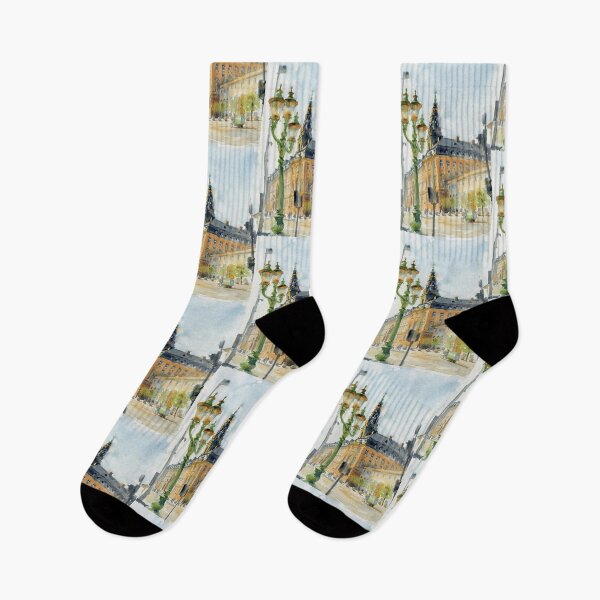 Item preview, Copenhagen Christiansborg Watercolor designed and sold by caracatita75.