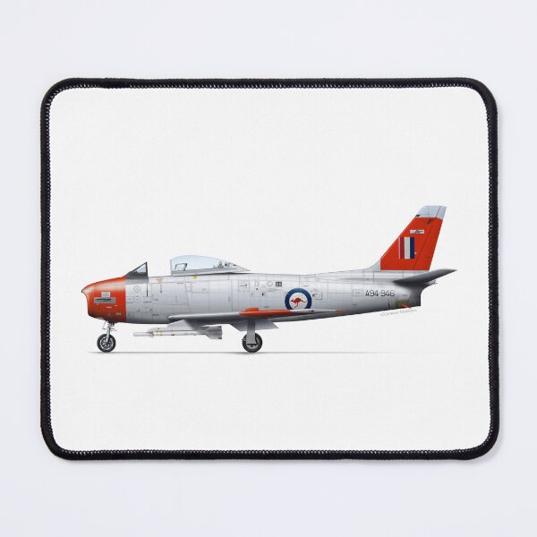 Item preview, CAC Sabre A94-946 designed and sold by Grubby Fingers Aircraft Illustration.