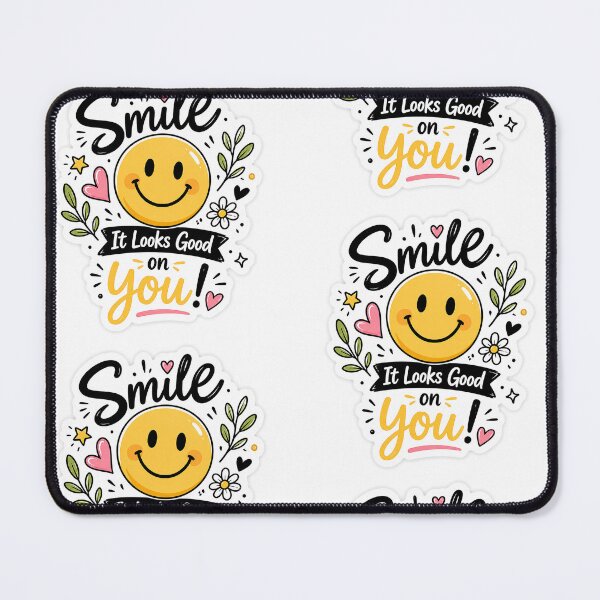 Item preview, Smile It Looks Good On You Cute Positive Sticker designed and sold by Ishratparween11.