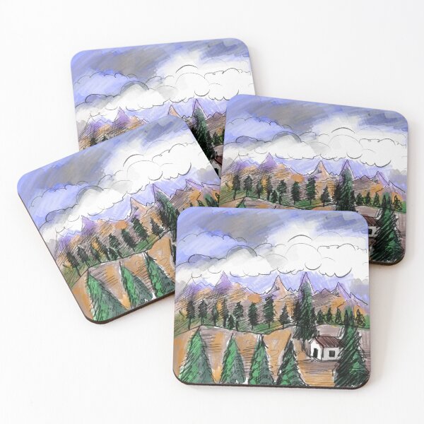 Item preview, The Sanctuary of Silent Peaks designed and sold by Varshaa.