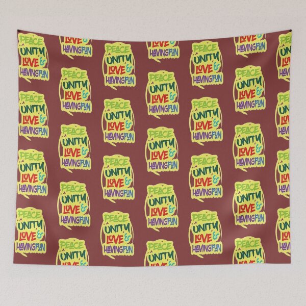 Item preview, peace, unity, love & having fun designed and sold by Djamel1706.