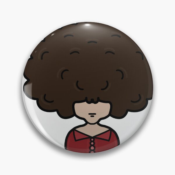Artikelvorschau, Lockiges Afro-Mädchen – Niedliche minimalistische Charakterillustration entworfen und verkauft von aax31.