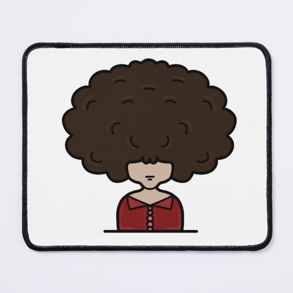 Item preview, Curly Afro Girl – Cute Minimalist Character Illustration designed and sold by aax31.