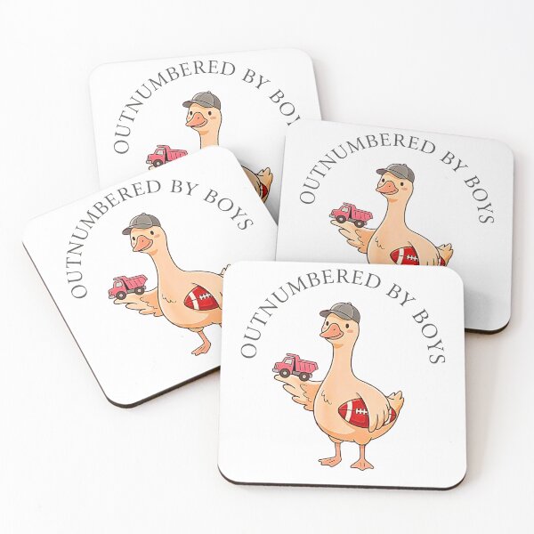 Item preview, Outnumbered By Boys Funny Goose Boy Mom Mothers Day Cute Mama Humor Gift designed and sold by FerminVigo.