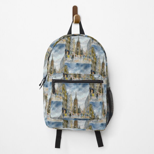 Item preview, Edinburgh Scotland Old Town Watercolor Cityscape designed and sold by caracatita75.