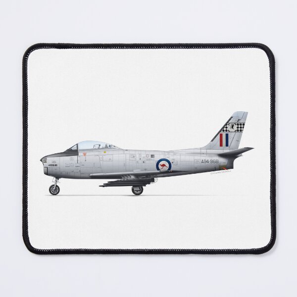 Item preview, CAC Sabre A94-968 designed and sold by Grubby Fingers Aircraft Illustration.