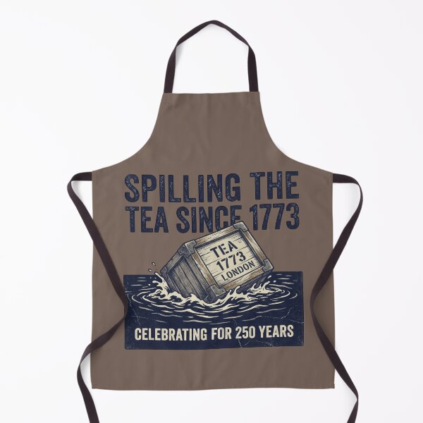 Item preview, Spilling The Tea Since 1773 Boston Tea Party America 250 Years Patriotic Anniversary designed and sold by Cozy-Old-Pub.