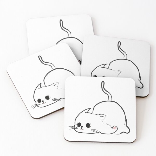 Item preview, Minimal Funny Cat Line Art designed and sold by Puli1.