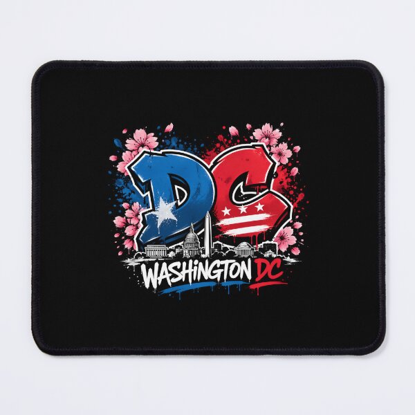 Item preview, Washington DC Graffiti Cherry Blossom Skyline designed and sold by Fenay Designs.