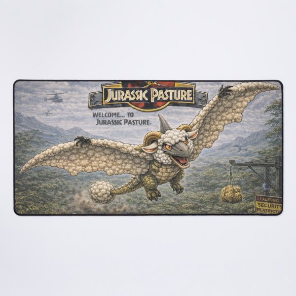 Item preview, PteroBaaa-dactyl - Jurassic Pasture Sky Terror designed and sold by Thpoar.