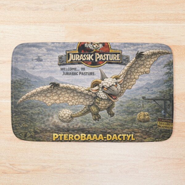 Item preview, PteroBaaa-dactyl - Jurassic Pasture Sky Terror designed and sold by Thpoar.