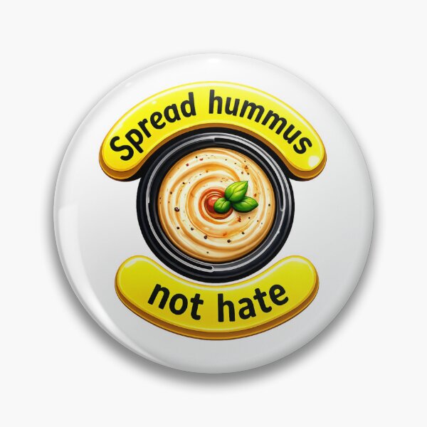 Item preview, Spread hummus not hate gift for food lover designed and sold by BigLove Animals.