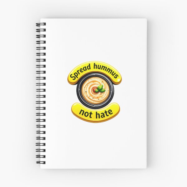 Item preview, Spread hummus not hate gift for food lover designed and sold by BigLove Animals.