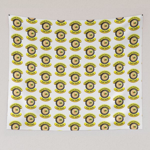 Item preview, Spread hummus not hate gift for food lover designed and sold by BigLove Animals.