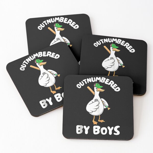 Item preview, Outnumbered By Boys Funny Goose Boy Mom Mothers Day Cute Mama Humor Gift designed and sold by FerminVigo.