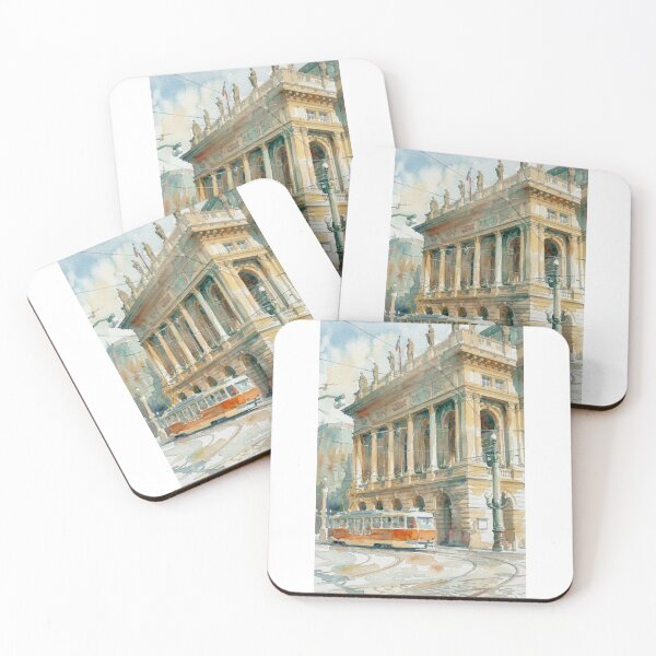 Item preview, Prague Czech Republic Historic Architecture and Tram designed and sold by caracatita75.