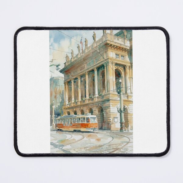 Item preview, Prague Czech Republic Historic Architecture and Tram designed and sold by caracatita75.