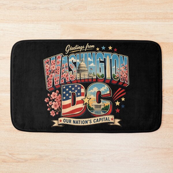 Item preview, Greetings From Washington DC Our Nations Capital Postcard designed and sold by Fenay Designs.