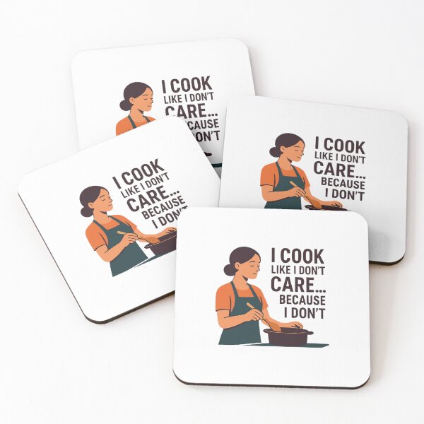 Item preview, Cooking Humor Shirt – I Cook Like I Don’t Care Because I Don’t designed and sold by PeterskyDesign.