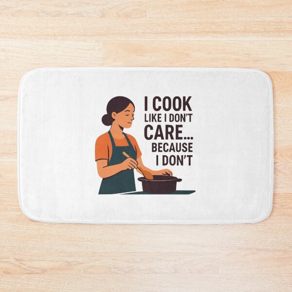 Item preview, Cooking Humor Shirt – I Cook Like I Don’t Care Because I Don’t designed and sold by PeterskyDesign.