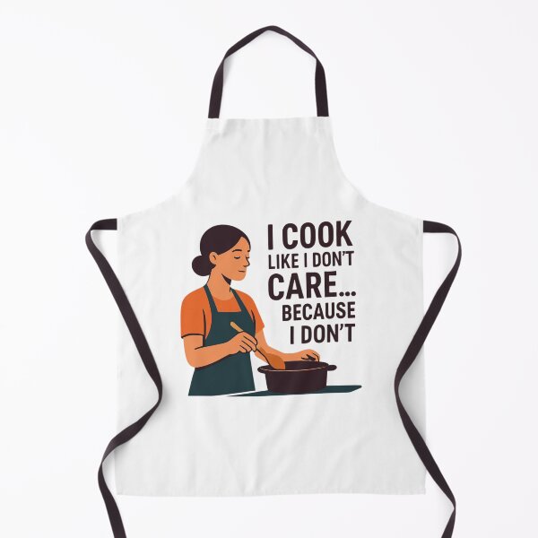 Item preview, Cooking Humor Shirt – I Cook Like I Don’t Care Because I Don’t designed and sold by PeterskyDesign.