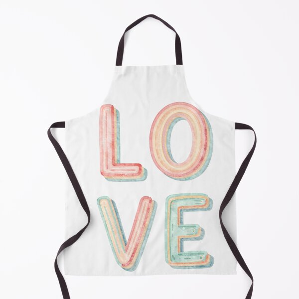 Item preview, Retro Layered Watercolor LOVE Typography Design designed and sold by DesignArtist.ia.