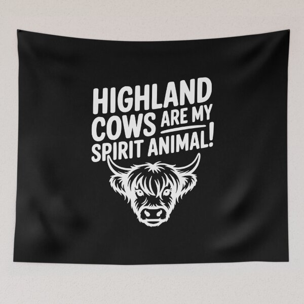 Item preview, Highland Cows Are My Spirit Animal designed and sold by Frank Ring.