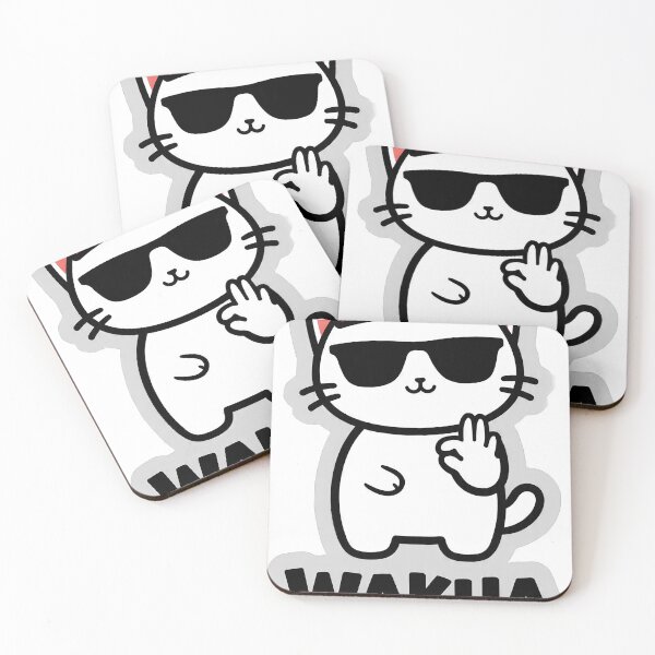 Item preview, WAKHA Cool Moroccan Cat Sticker designed and sold by Kittaliachraf.