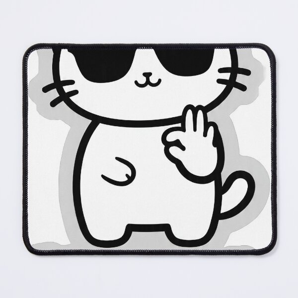 Item preview, WAKHA Cool Moroccan Cat Sticker designed and sold by Kittaliachraf.
