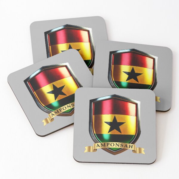 Item preview, Amponsah Ghanaian Heritage Crest Shield designed and sold by Highlandkings.