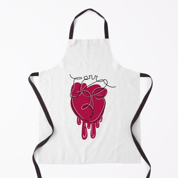 Item preview, Melting Anatomical Heart Line Art designed and sold by AARTMUSE.