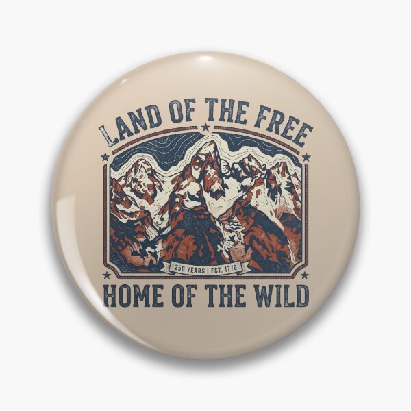 Item preview, Vintage Topographic Grand Teton Land of the Free USA 250 Year Anniversary Aesthetic designed and sold by Cozy-Old-Pub.