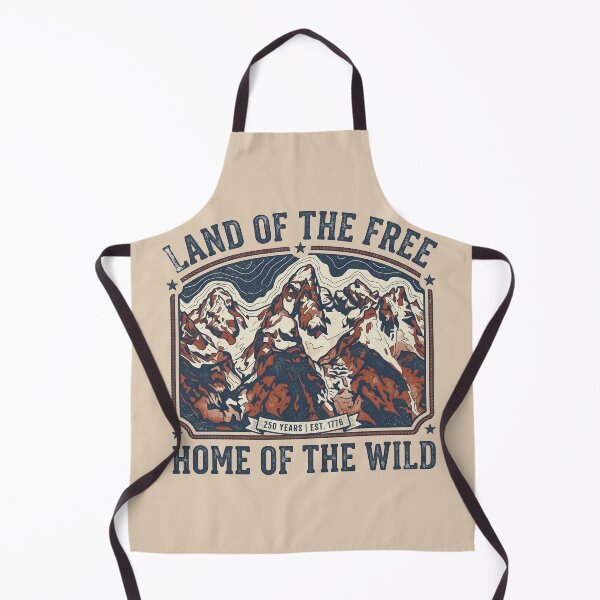 Item preview, Vintage Topographic Grand Teton Land of the Free USA 250 Year Anniversary Aesthetic designed and sold by Cozy-Old-Pub.
