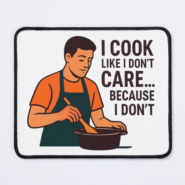 Item preview, Cooking Humor Shirt – I Cook Like I Don’t Care Because I Don’t designed and sold by PeterskyDesign.