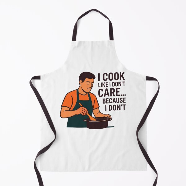 Item preview, Cooking Humor Shirt – I Cook Like I Don’t Care Because I Don’t designed and sold by PeterskyDesign.