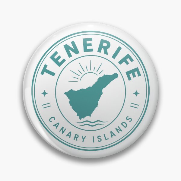 Item preview, Tenerife Canary Islands Travel Stamp Teal Map designed and sold by MavtM.